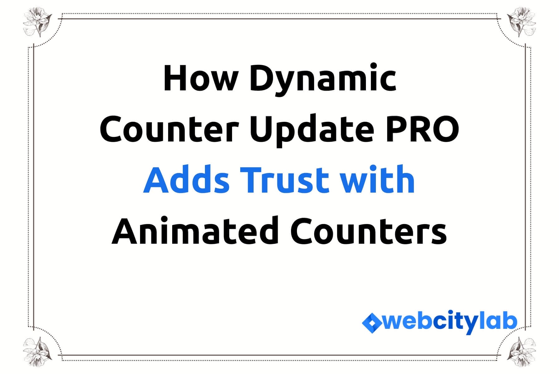 Dynamic Counter Update PRO Animated Counters